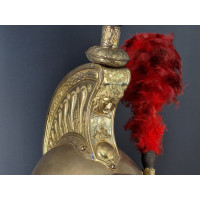 Militaria CASQUE TROUPE DU 4ème RÉGIMENT DE DRAGONS, modèle 1858  - FRANCE Second Empire {PRODUCT_REFERENCE} - 9