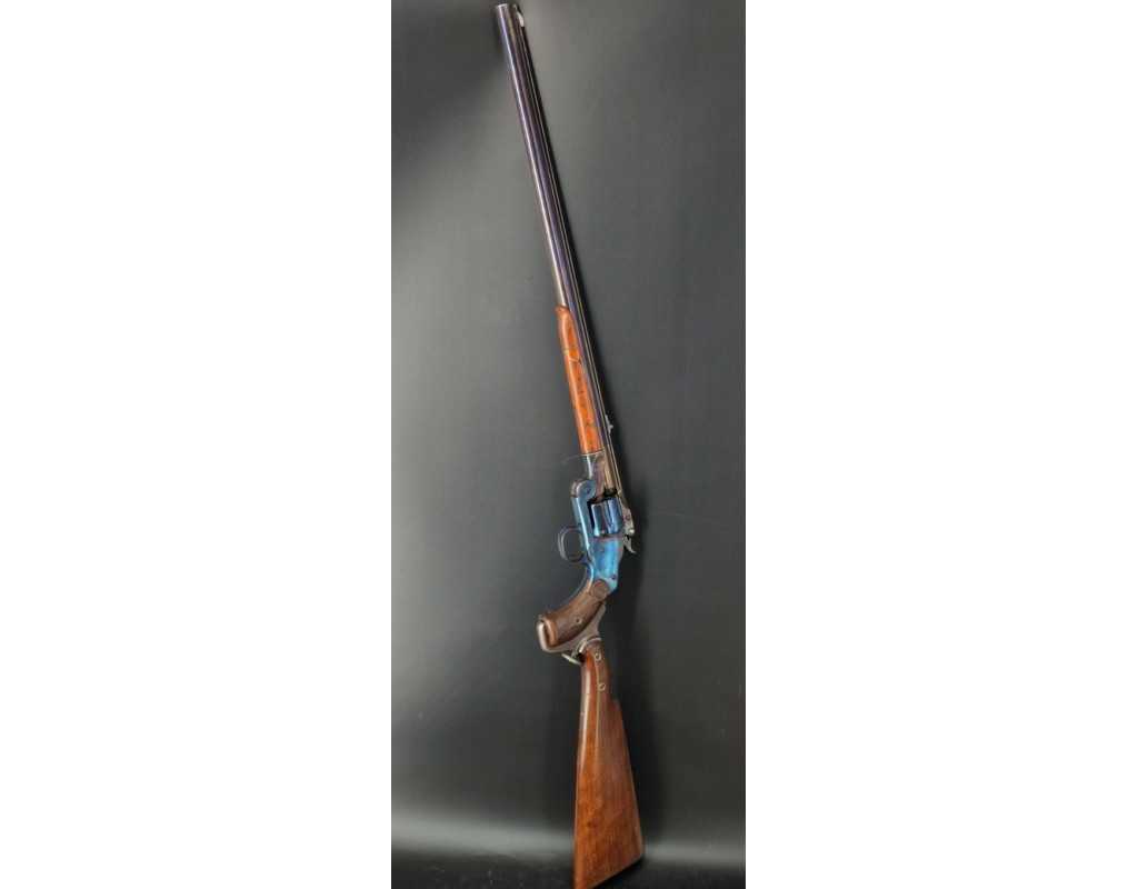 Armes Longues CARABINE REVOLVER SMITH ET WESSON MODELE 320 REVOLVING RIFLE 1879-1887 à 224ex USA XIXè {PRODUCT_REFERENCE} - Armes Longues CARABINE REVOLVER SMITH ET WESSON MODELE 320 REVOLVING RIFLE 1879-1887 à 224ex USA XIXè {PRODUCT_REFERENCE} -