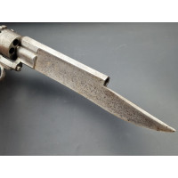 Armes de Poing REVOLVER SYSTEME DUMONTHIER COMBINE A FORTE LAME FORGEE MODELE LEFAUCHEUX 1858 CALIBRE 9MM A BROCHE VERS 1860 - F