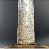 Armes Blanches RARE EPÉE DE PAGE MODELE 1767 « AUX FLEURS DE LYS » AUX ARMES DE CHARLES BONNIN DE LA BONNINIERE DE BEAUMONT - FR