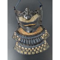 Art Japon MEMPO JAPONAIS MASQUE ARMURE DE SAMOURAI  EPOQUE EDO JAPON {PRODUCT_REFERENCE} - 2