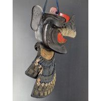 Art Japon MEMPO JAPONAIS MASQUE ARMURE DE SAMOURAI  EPOQUE EDO JAPON {PRODUCT_REFERENCE} - 7