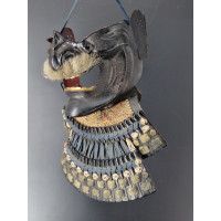 Art Japon MEMPO JAPONAIS MASQUE ARMURE DE SAMOURAI  EPOQUE EDO JAPON {PRODUCT_REFERENCE} - 8