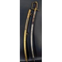 Armes Blanches SABRE D'OFFICIER DES HUSSARDS FOURBISSEUR SPOL A METZ  - FRANCE CONSULAT PREMIER EMPIRE {PRODUCT_REFERENCE} - 1