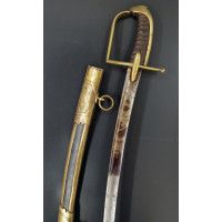 Armes Blanches SABRE D'OFFICIER DES HUSSARDS FOURBISSEUR SPOL A METZ  - FRANCE CONSULAT PREMIER EMPIRE {PRODUCT_REFERENCE} - 2