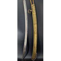 Armes Blanches SABRE D'OFFICIER DES HUSSARDS FOURBISSEUR SPOL A METZ  - FRANCE CONSULAT PREMIER EMPIRE {PRODUCT_REFERENCE} - 5