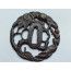 TSUBA POUR SABRE JAPONAIS KATANA  EN FER   SINGE   JAPON PERIODE EDO