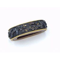 Art du Japon FUCHI KASHIRA SABRE JAPONAIS KATANA TANTO WAKIZASHI EN SHAKUDO - JAPON EDO {PRODUCT_REFERENCE} - 3