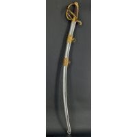 Armes Blanches SABRE D'OFFICIER SUPERIEUR DE CAVALERIE LEGERE SUPERBE LAME DAMAS DOUBLE FACE VERS 1815 - FRANCE RESTAURATION {PR