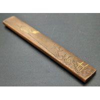 Art Japon KOZUKA CUIVRE  TANTO KATANA SIGNATURE JAPON EDO PERIOD {PRODUCT_REFERENCE} - 3