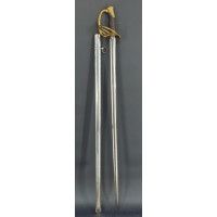 Armes Blanches SABRE  DE P. SORY  OFFICIER DE CAVALERIE  MODELE 1855 ETAT MAJOR  LAME PREVAL  - FRANCE SECOND EMPIRE {PRODUCT_RE