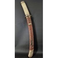 Art du Japon GIGANTESQUE   TANTO JAPONAIS  97CM   OFFERT POUR UN TEMPLE -  JAPON EPOQUE EDO {PRODUCT_REFERENCE} - 1