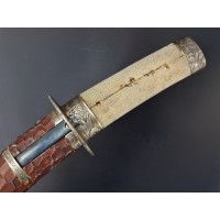 Art du Japon GIGANTESQUE   TANTO JAPONAIS  97CM   OFFERT POUR UN TEMPLE -  JAPON EPOQUE EDO {PRODUCT_REFERENCE} - 14