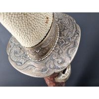 Art du Japon GIGANTESQUE   TANTO JAPONAIS  97CM   OFFERT POUR UN TEMPLE -  JAPON EPOQUE EDO {PRODUCT_REFERENCE} - 4