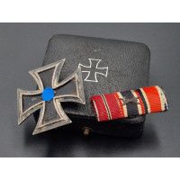 Militaria WW2 CROIX DE FER 1ER CLASSE 1939  EN ARGENT DANS SA BOITE - ALLEMAGNE SECONDE GUERRE MONDIALE {PRODUCT_REFERENCE} - 2