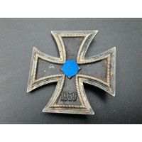 Militaria WW2 CROIX DE FER 1ER CLASSE 1939  EN ARGENT DANS SA BOITE - ALLEMAGNE SECONDE GUERRE MONDIALE {PRODUCT_REFERENCE} - 8