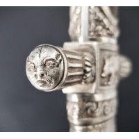 Armes Blanches DAGUE DE VÉNERIE PREMIER EMPIRE EN ARGENT CHASSE IMPERIALE - FRANCE DIRECTOIRE CONSULAT {PRODUCT_REFERENCE} - 18