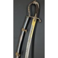 Armes Blanches SABRE D'OFFICER  DES CHASSEURS A CHEVAL ARGENTE  A LAME DAMAS & OR - FRANCE PREMIER EMPIRE {PRODUCT_REFERENCE} - 