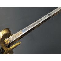 Armes Blanches SABRE D'OFFICIER D'INFANTERIE MODELE TYPE 1800 Ier EMPIRE A COTE DE MELON LAME BLEUIE - FRENCE PREMIER EMPIRE {PR