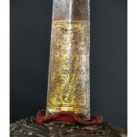 Armes Blanches ÉPÉE À LA MOUSQUETAIRE EN VERMEIL ARGENT & DORURE AU SOLEIL RAYONNANT MAISON DU ROI LOUIS XVI - FRANCE ANCIENNE M