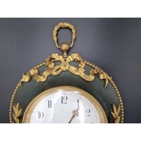 ANTIQUITES PENDULE HORLOGE MURALE DE STYLE LOUIS XVI {PRODUCT_REFERENCE} - 1