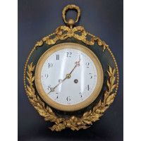 ANTIQUITES PENDULE HORLOGE MURALE DE STYLE LOUIS XVI {PRODUCT_REFERENCE} - 2