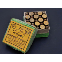 Cartouches Collection ANCIENNE BOITE MUNITIONS CALIBRE 320 BULLDOG Poudre Noire X 25 CARTOUCHES SFM GEVELOT & GOUPILLAT France X