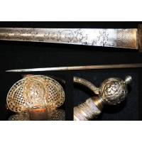 Armes Blanches EPEE DE VILLE EN VERMEIL LYON 1762/80 - France XVIIIe {PRODUCT_REFERENCE} - 4