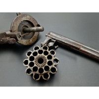Armes de Poing REVOLVER LEFAUCHEUX MODELE 1864  20 COUPS CALIBRE 7mm A BROCHE - FRANCE SECOND EMPIRE {PRODUCT_REFERENCE} - 18