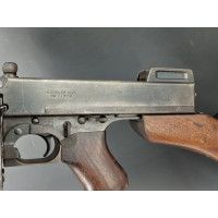 Armes Neutralisées RARE PM THOMPSON  Pistolet Mitrailleur  MODELE 1921 monomatricule  NEUTRA DECO UE 2022 CULASSE MOBILE TOMMY G