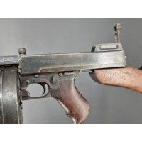 Armes Neutralisées RARE PM THOMPSON  Pistolet Mitrailleur  MODELE 1921 monomatricule  NEUTRA DECO UE 2022 CULASSE MOBILE TOMMY G