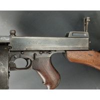 Armes Neutralisées  RARE  PM THOMPSON  Pistolet Mitrailleur  MODEL 1921 monomatricule  NEUTRA DECO UE 2022 CULASSE MOBILE TOMMY 