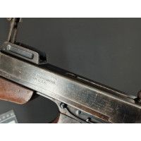 Armes Neutralisées  RARE  PM THOMPSON  Pistolet Mitrailleur  MODEL 1921 monomatricule  NEUTRA DECO UE 2022 CULASSE MOBILE TOMMY 