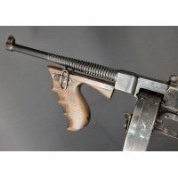 Armes Neutralisées RARE PM THOMPSON  Pistolet Mitrailleur  MODELE 1921 monomatricule  NEUTRA DECO UE 2022 CULASSE MOBILE TOMMY G