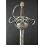 LONGUE RAPIERE A LA PAPPENHEIM EPEE DE CAVALERIE ESPAGNOLE FIN XVIe DEBUT XVIIè GUERRE DE TRENTE ANS