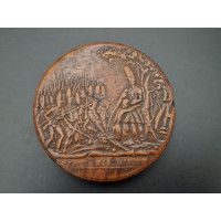 Militaria TABATIERE EN BOIS COMPRESSE   FAIT HISTORIQUE  - FRANCE DEBUT XIXè {PRODUCT_REFERENCE} - 2
