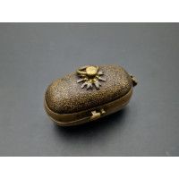 Art du Japon HIUCHIDOGU NETSUKE SENTOKU BRIQUET SAMOURAI TINDER BOX LIGHTER MATCHLOCK  JAPANESE EDO PERIOD {PRODUCT_REFERENCE} -