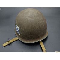 Militaria WW2 CASQUE US M1 3è DI {PRODUCT_REFERENCE} - 15