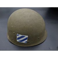 Militaria WW2 CASQUE US M1 3è DI {PRODUCT_REFERENCE} - 13