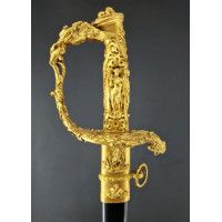 Armes Blanches EXCEPTIONNEL SABRE D'HONNEUR AU COMMANDANT FOURNIER GARDE NATIONALE 1848 ALEXANDRE GUEYTON ORFÈVRE  - FRANCE SECO