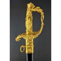 Armes Blanches EXCEPTIONNEL SABRE D'HONNEUR AU COMMANDANT FOURNIER GARDE NATIONALE 1848 ALEXANDRE GUEYTON ORFÈVRE  - FRANCE SECO