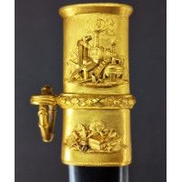 Armes Blanches EXCEPTIONNEL SABRE D'HONNEUR AU COMMANDANT FOURNIER GARDE NATIONALE 1848 ALEXANDRE GUEYTON ORFÈVRE  - FRANCE SECO