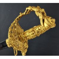Armes Blanches EXCEPTIONNEL SABRE D'HONNEUR AU COMMANDANT FOURNIER GARDE NATIONALE 1848 ALEXANDRE GUEYTON ORFÈVRE  - FRANCE SECO