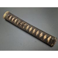 Art du Japon TSUKA POIGNEE DE SABRE JAPONAIS KATANA MOTIF CHRYSANTHEME {PRODUCT_REFERENCE} - 8