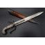 DAGUE DE CHASSE PISTOLET DOUBLE CANONS A SYSTEME DUMONTHIER  CALIBRE 10.5MM  -  FRANCE XIXè
