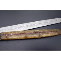 Coutellerie IMPOSANT COUTEAU PLIANT NAVAJA ESPAGNOL CATALOGNE DU SUD 101CM  - ESPAGNE XIXè {PRODUCT_REFERENCE} - 5
