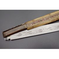 Coutellerie IMPOSANT COUTEAU PLIANT NAVAJA ESPAGNOL CATALOGNE DU SUD 101CM  - ESPAGNE XIXè {PRODUCT_REFERENCE} - 7