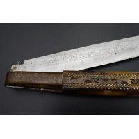 Coutellerie IMPOSANT COUTEAU PLIANT NAVAJA ESPAGNOL CATALOGNE DU SUD 86.5CM DATE 1883 - ESPAGNE XIXè {PRODUCT_REFERENCE} - 5