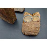 Militaria WW1 MASQUE A GAZ M2B OCULAIRES BLEU  DANS SA BOITE EN FER  - FRANCE PREMIERE GUERRE MONDIALE {PRODUCT_REFERENCE} - 6