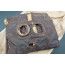 WW1 MASQUE DEMI CAGOULE ANTI GAZ  FABRICATION  DANS SA HOUSSE DE TRANSPORT - FRANCE PREMIERE GUERRE MONDIALE